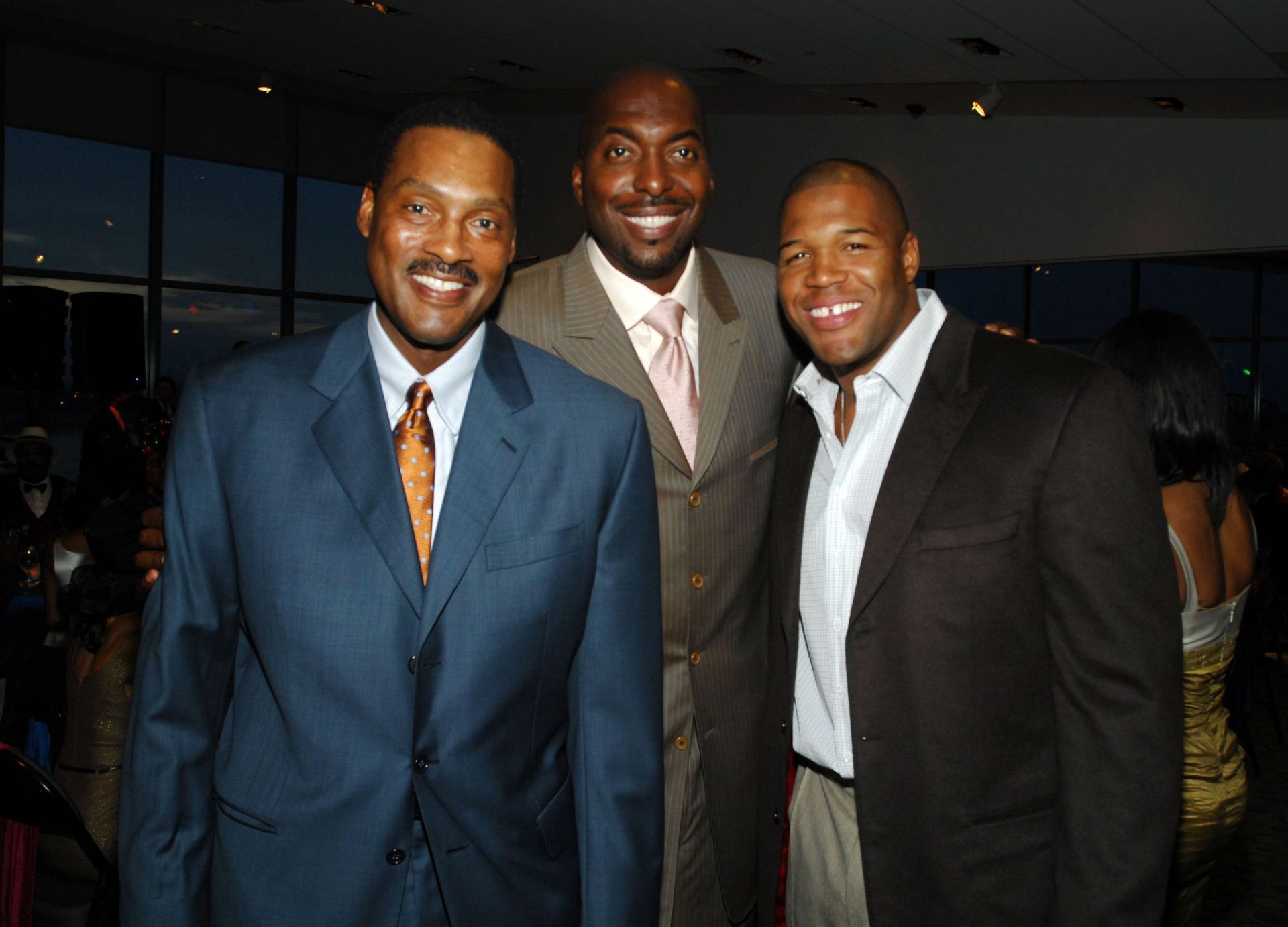 Junior Bridgeman (right) has a high net worth.