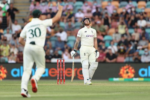 Ben Stokes stunned after Nathan Lyon's brilliant catch sends him packing.