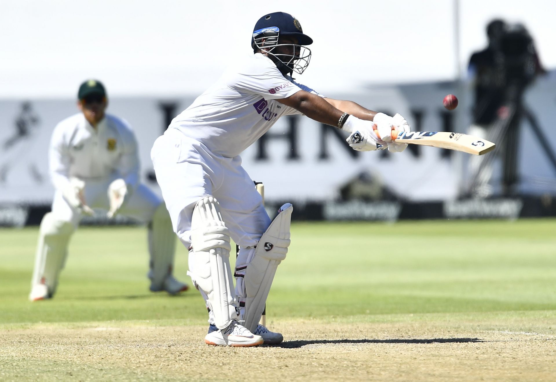 Rishabh Pant was forced to play some adventurous shots towards the latter stages of his innings