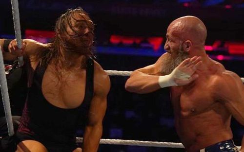 Dunne & Ciampa in dark match competition.