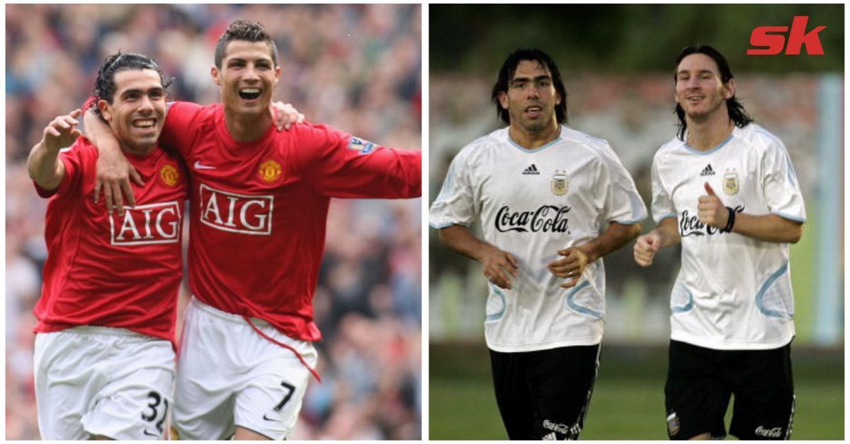 Tevez has played with both the legends of modern football