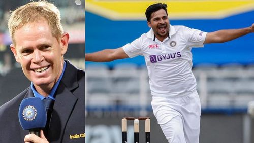 Shaun Pollock (L) explains reasons behind Shardul Thakur's success.