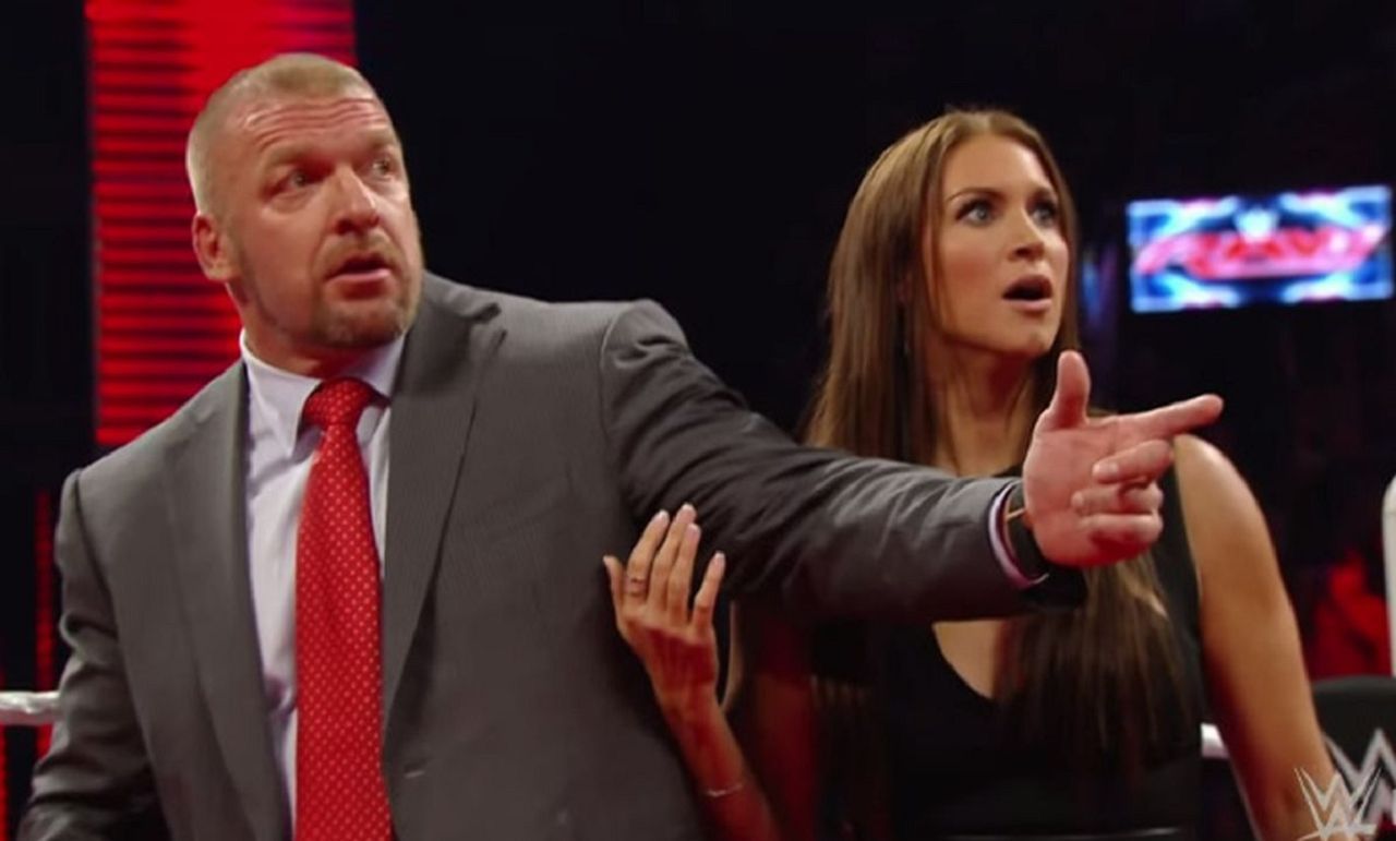 WWE EVP Triple H with Stephanie McMahon