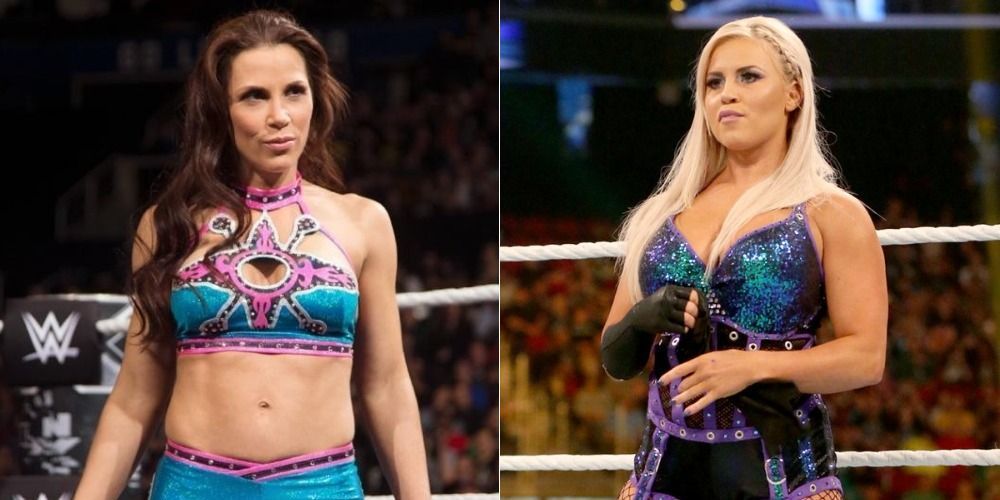 Former WWE Superstar Mickie James and current 24/7 Champion Dana Brooke