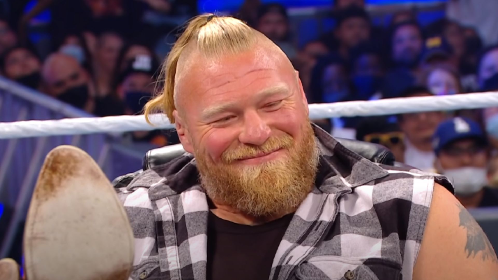 Brock Lesnar feuded with Seth Rollins throughout 2019