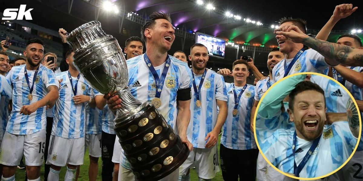 Argentina winning the 2021 Copa America