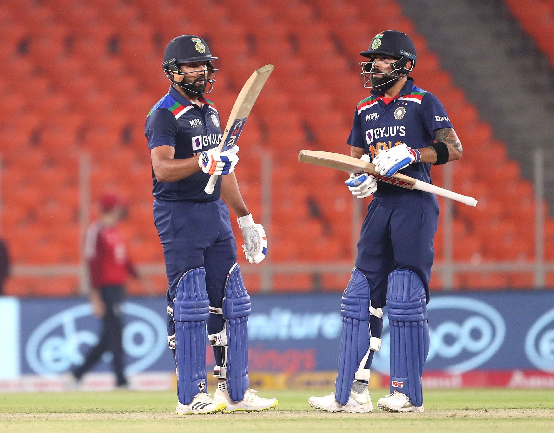 Team India stalwarts Rohit Sharma (left) and Virat Kohli. Pic: Getty Images