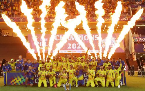 CSK won their fourth title in IPL 2021.