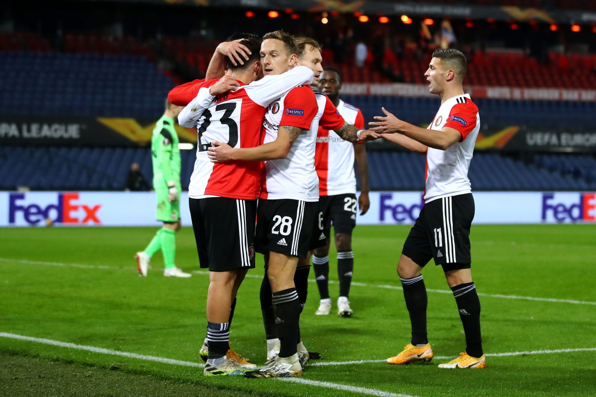 Feyenoord will face RKC Waalwijk on Sunday