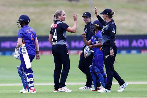 New Zealand lead India 9-2 in the Women's ODI World Cup.