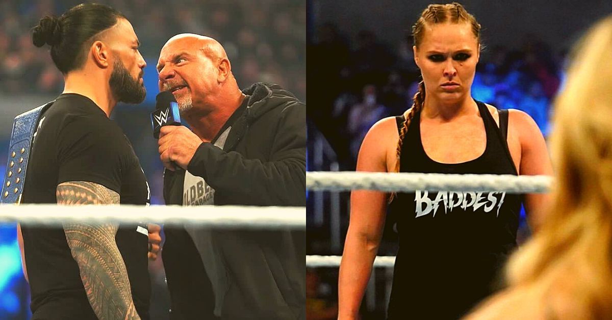 Goldberg and Ronda Rousey made a big splash tonight