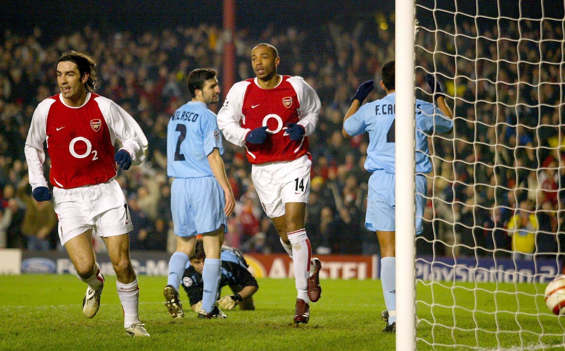 Thierry Henry and Robert Pires for Arsenal