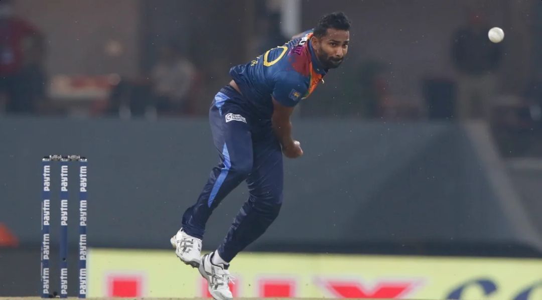 Chamika Karunaratne for Sri Lanka [P.C: BCCI]