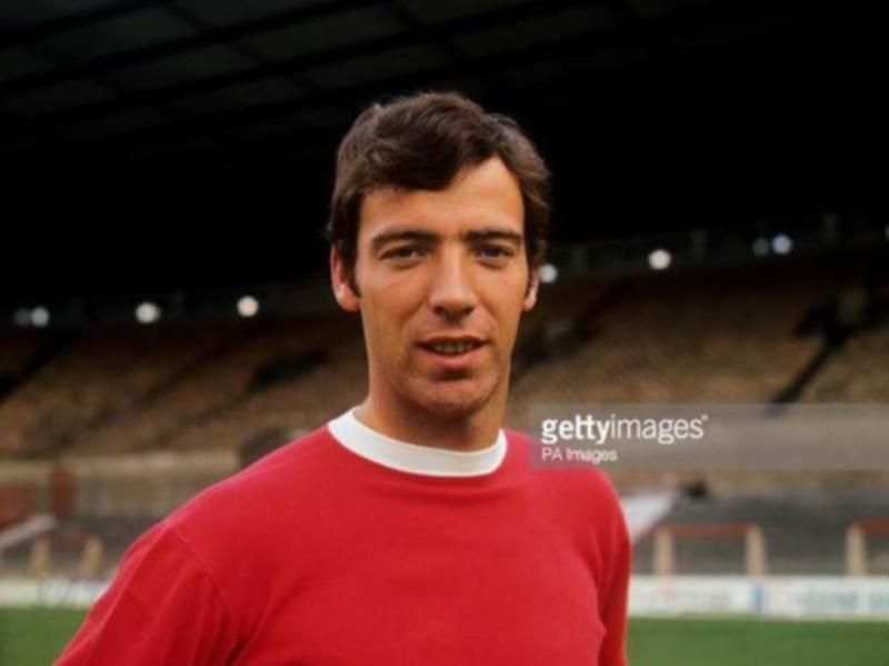 David Sadler in the colours of Manchester United