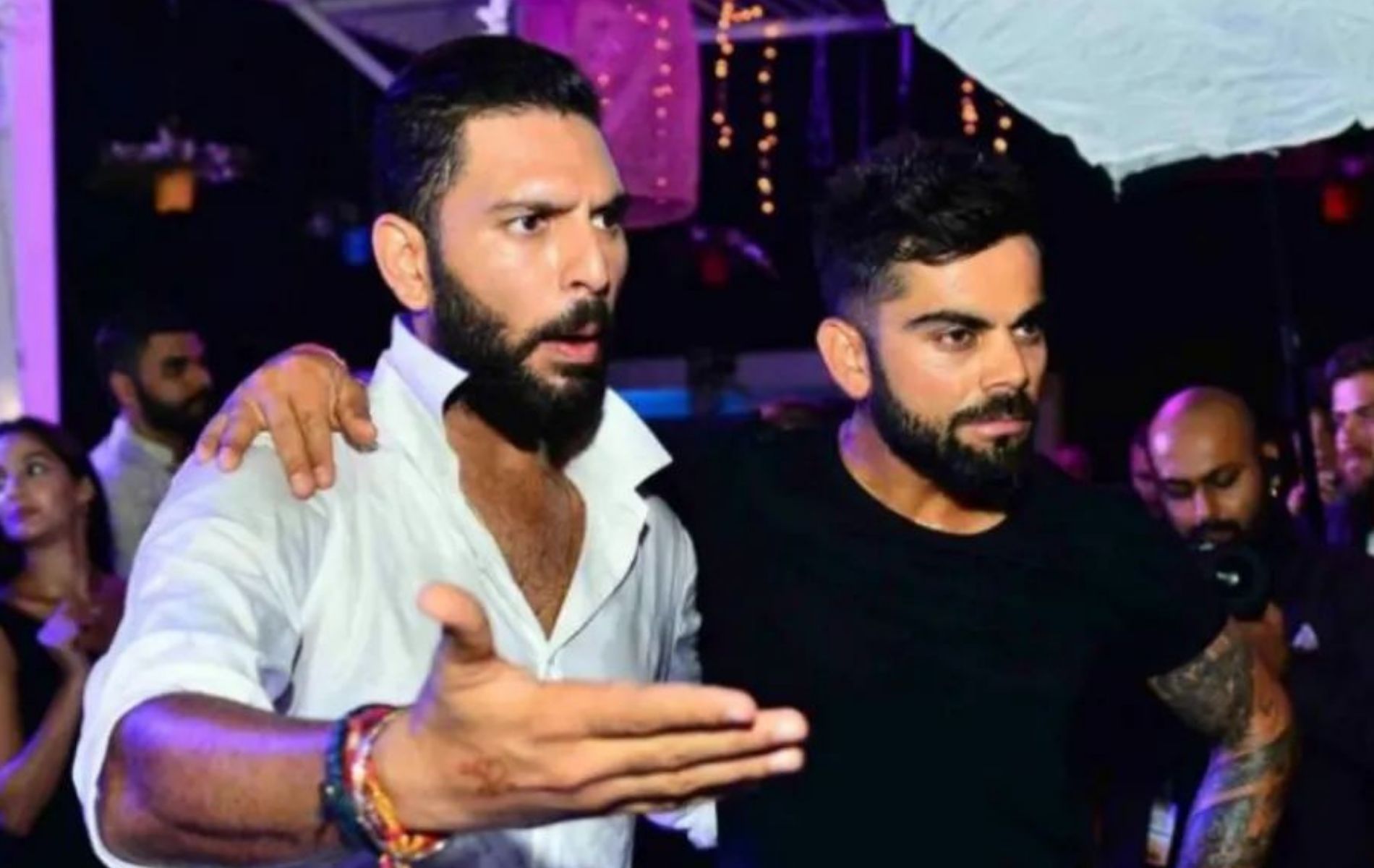 Yuvraj Singh (L) and Virat Kohli. (Image: Instagram)