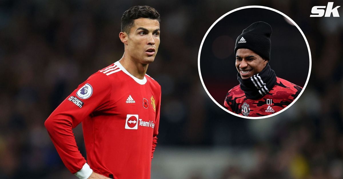 Cristiano Ronaldo and Marcus Rashford are on good terms despite reports of a rift