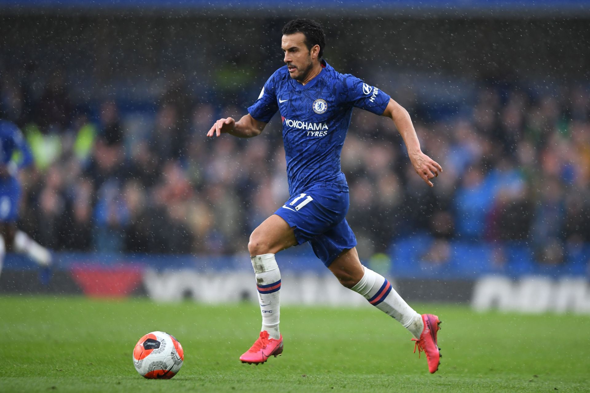Pedro won the Premier League at Chelsea
