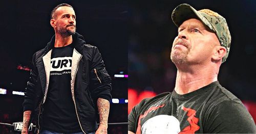 CM Punk and Stone Cold Steve Austin.