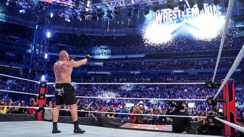 Brock Lesnar won the WWE 30-Man Royal Rumble match