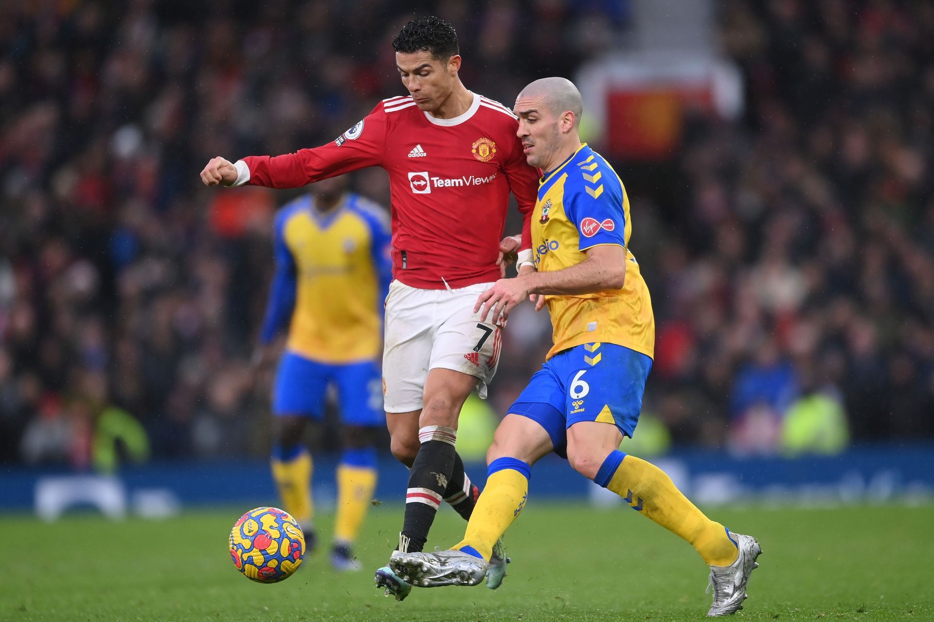 Cristiano Ronaldo in action for the Red Devils