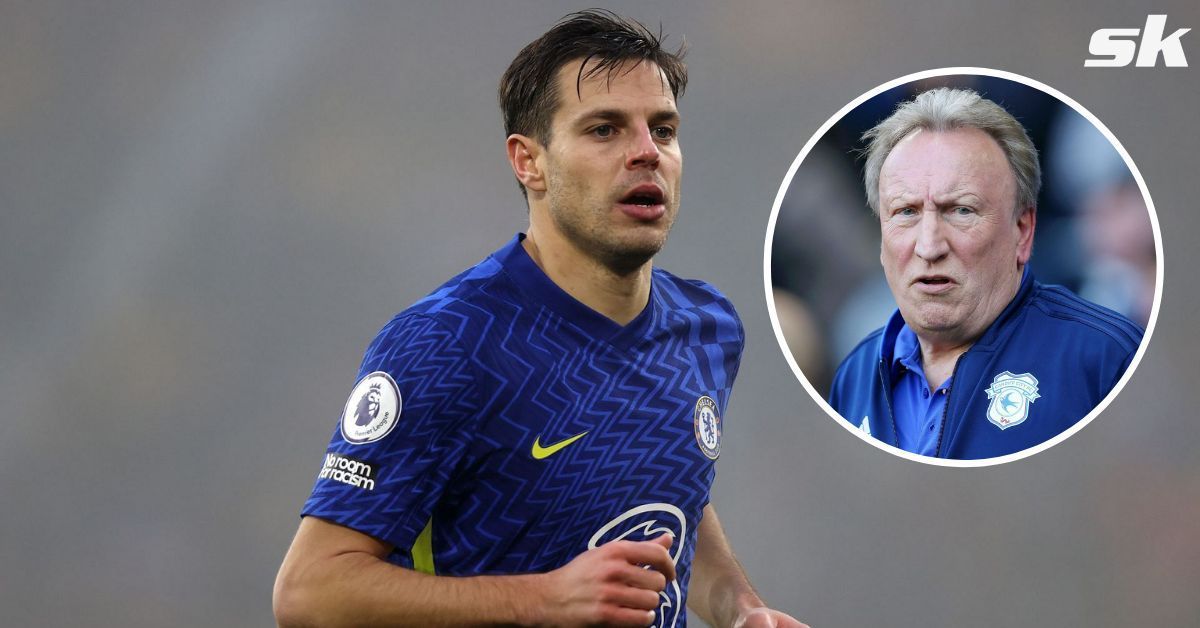 Neil Warnock claims Cesar Azpilicueta is &lsquo;very fortunate&rsquo; to be at Chelsea