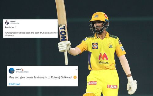 Ruturaj Gaikwad's exclusion from the 1st T20I vs West Indies was not received well by fans on social media.