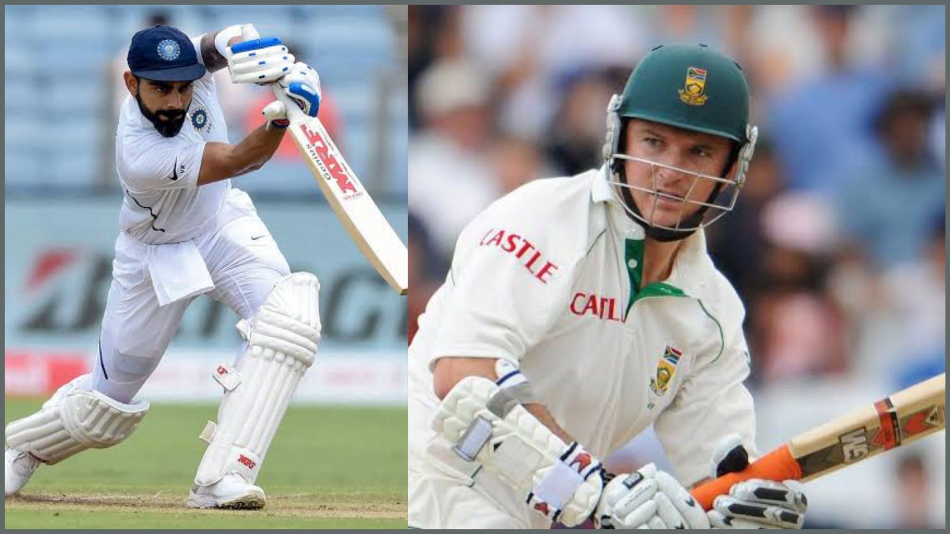 Virat Kohli (L) and Graeme Smith (R) have been very successful captains in the Test format