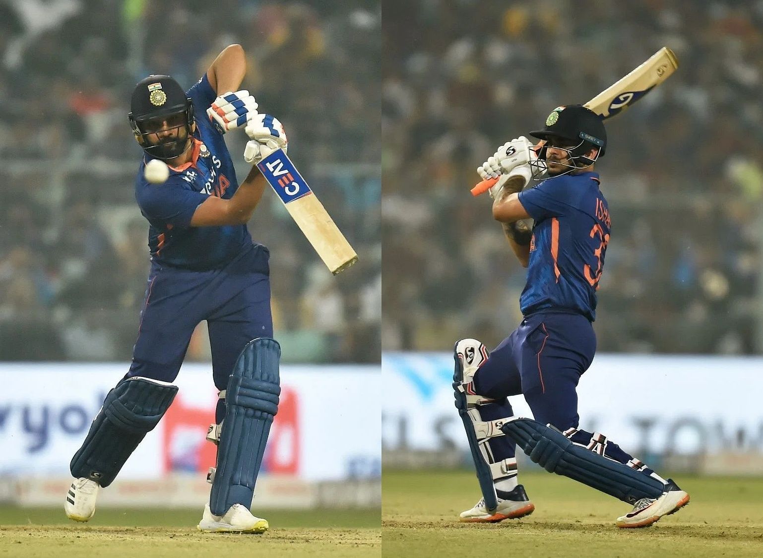 Team India captain Rohit Sharma and Ishan Kishan. Pics: Getty Images