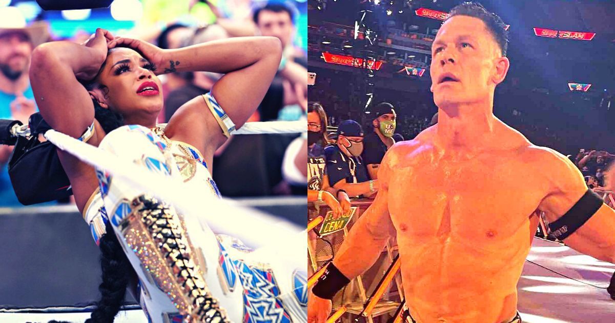 Belair and Cena both lost their respective title matches at SummerSlam 2021.