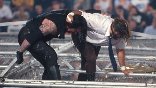 The Undertaker's Hell in a Cell match with Mick Foley is one of the most memorable matches in WWE history.