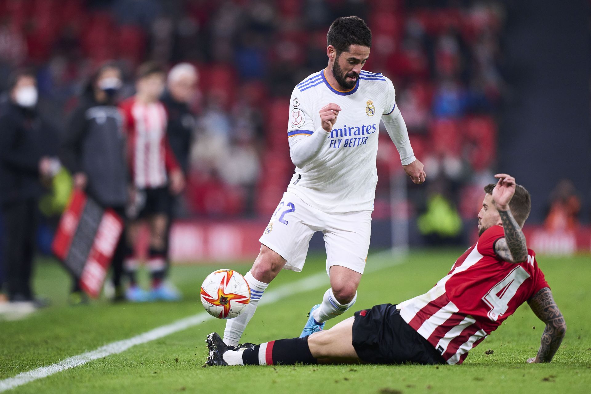 AC Milan and Juventus are interested in Isco (in white).