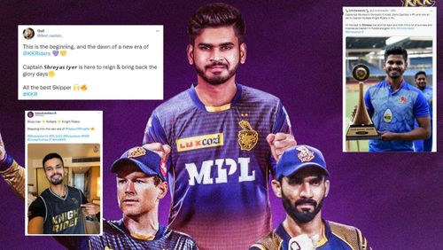 Twitter reactions to Shreyas Iyer's appointment as KKR captain.