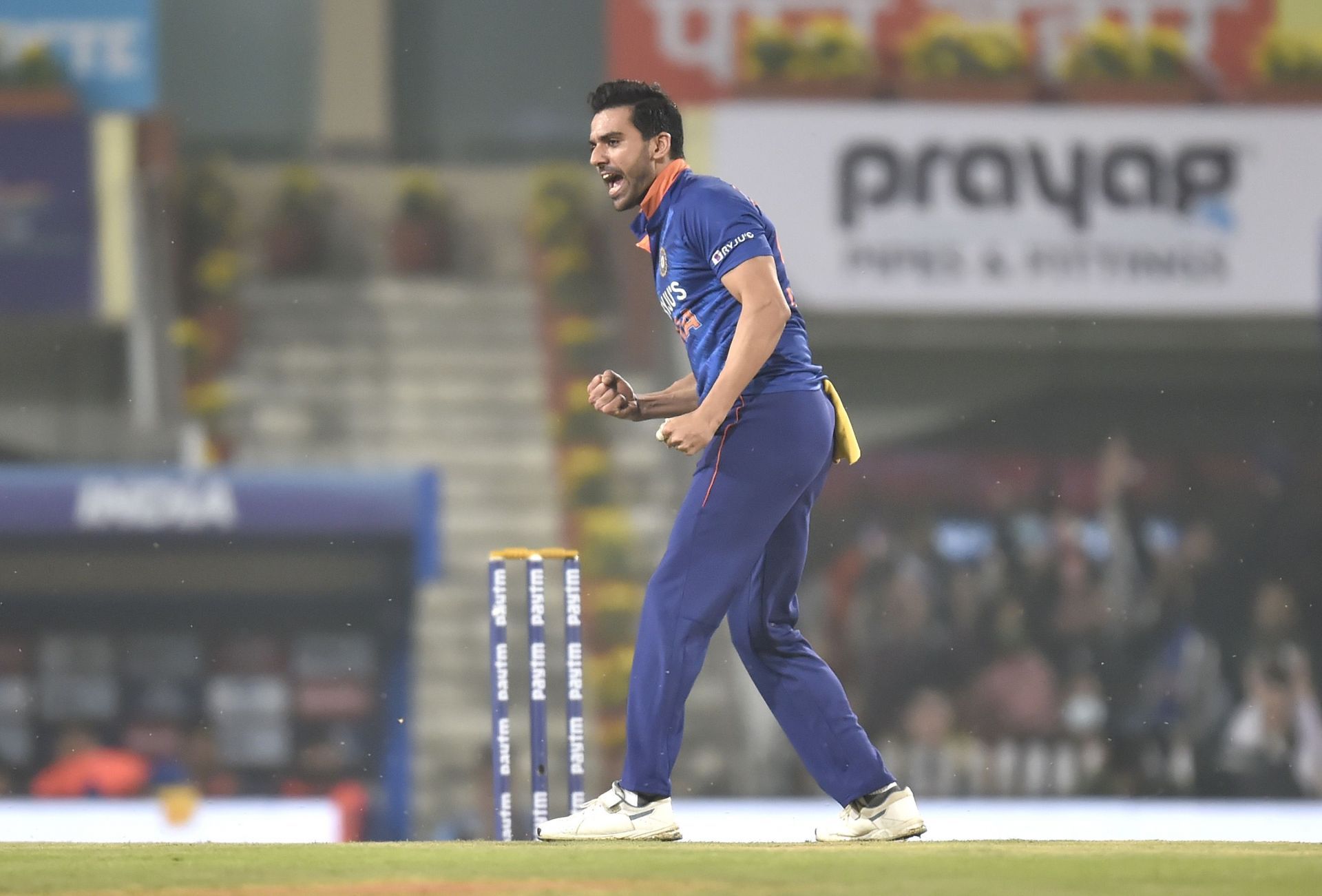 Team India pacer Deepak Chahar. Pic: Getty Images