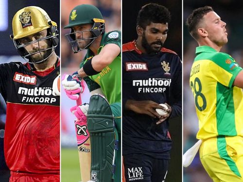 Glenn Maxwell, Faf du Plessis, Wanindu Hasaranga and Josh Hazlewood are likely be in the playing XI