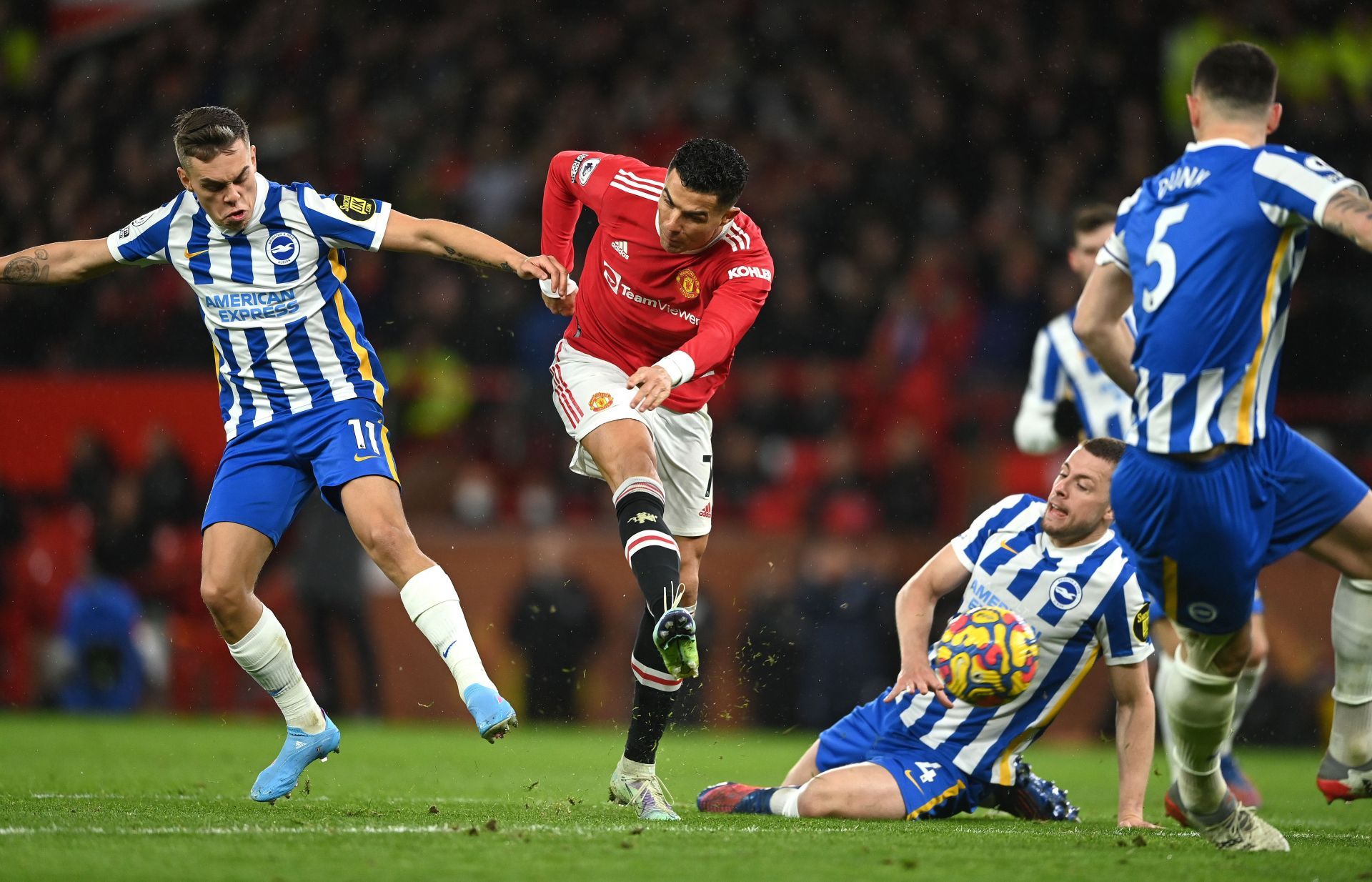 Cristiano Ronaldo (in red) will face his old foes Atletico Madrid on Wednesday.