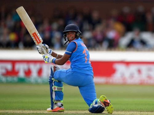 Harmanpreet Kaur at the 2017 World Cup.