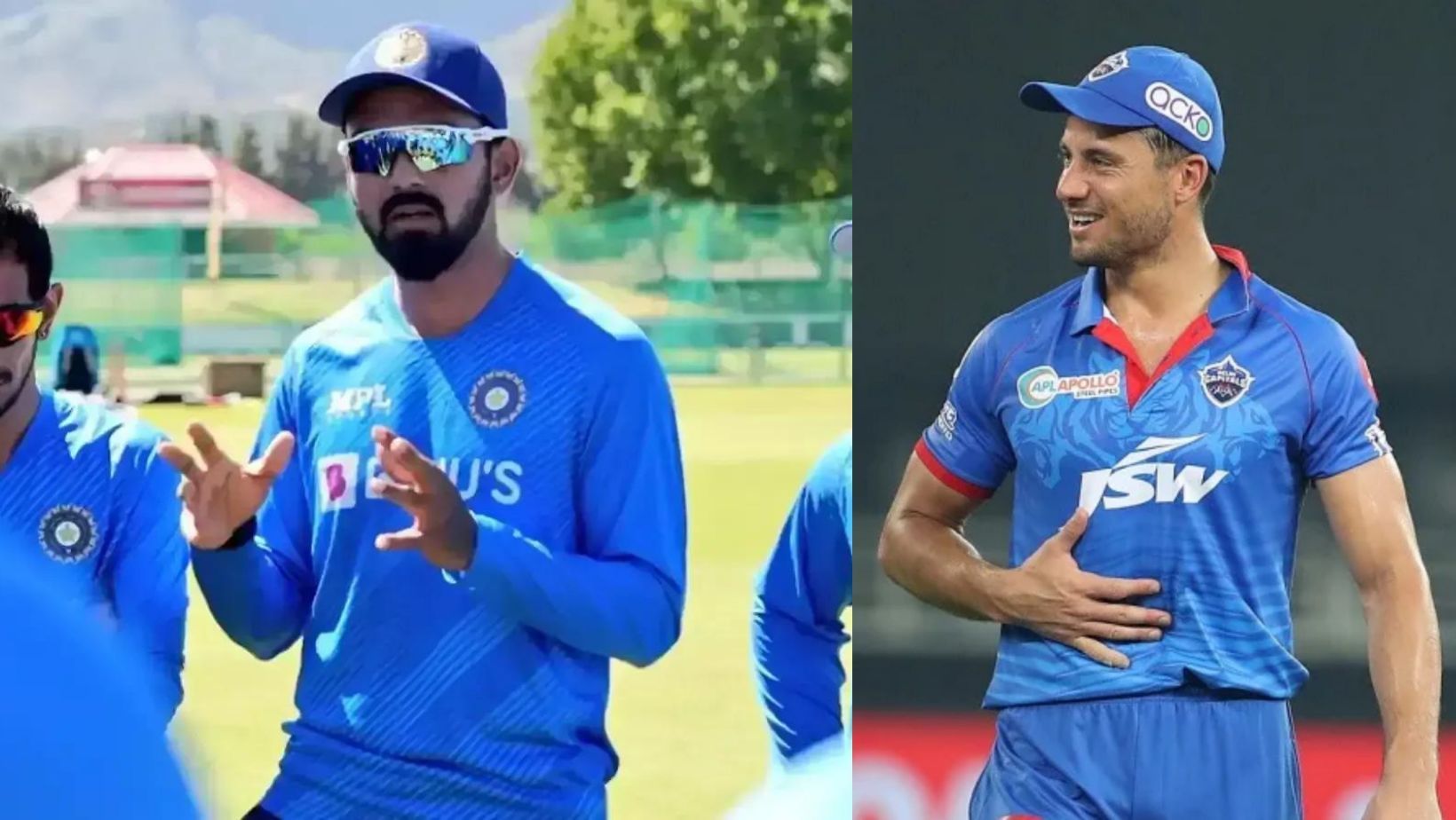 KL Rahul (L) and Marcus Stoinis will play for LSG together in IPL 2022.