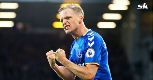 Donny van de Beek is currently playing at Everton on loan from Manchester United