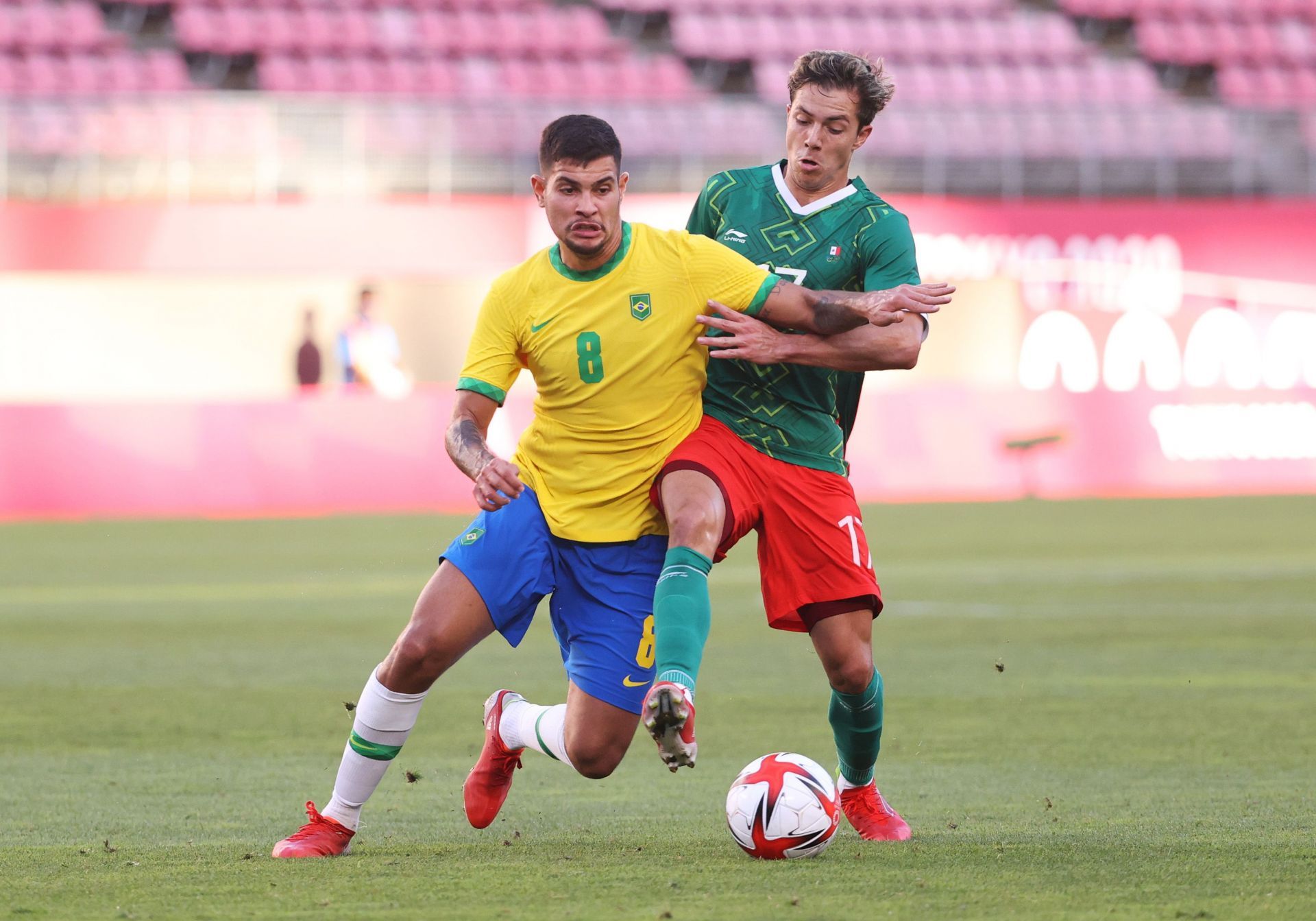 Mexico v Brazil: Men&#039;s Football Semi-final- Olympics: Day 11