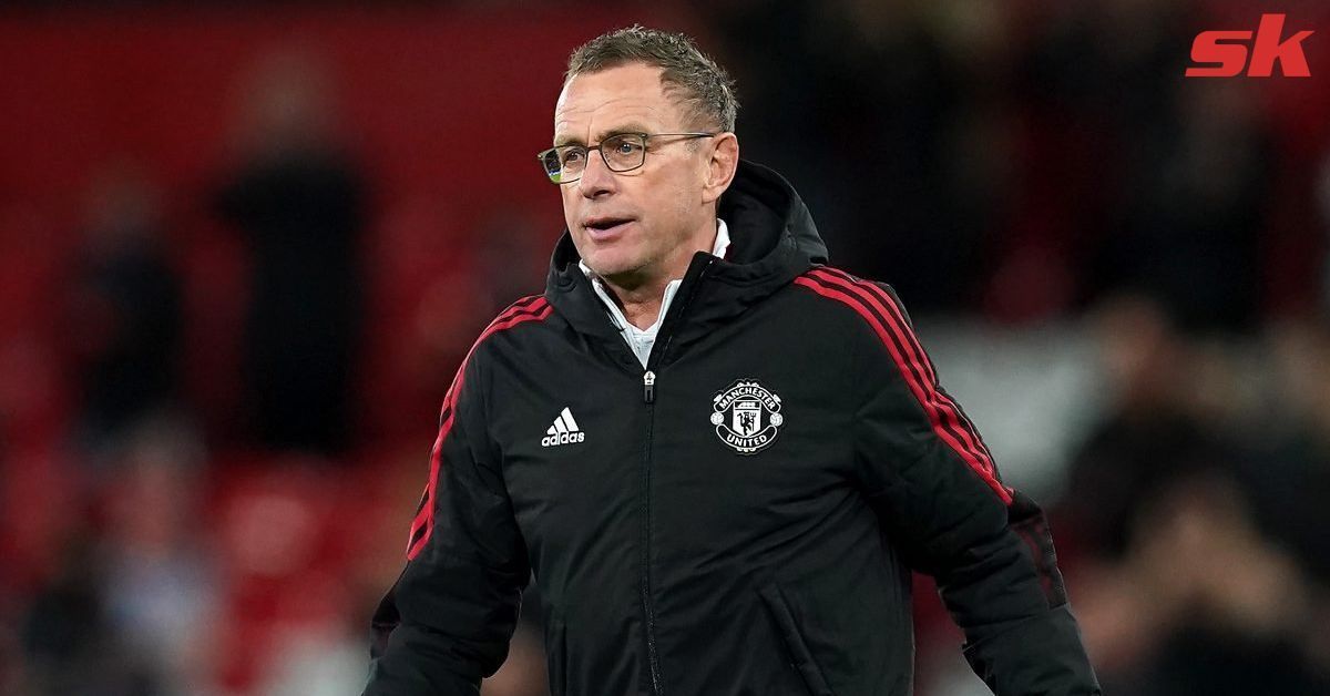 Manchester United interim boss Ralf Rangnick.