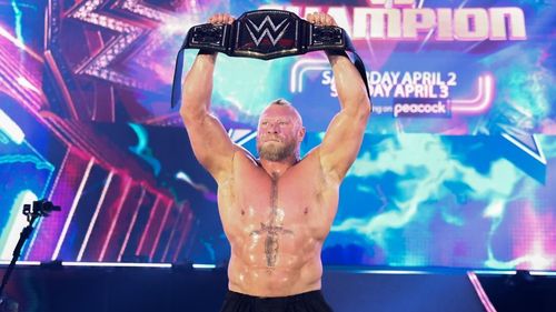 The Beast Incarnate won the WWE title at Elimination Chamber