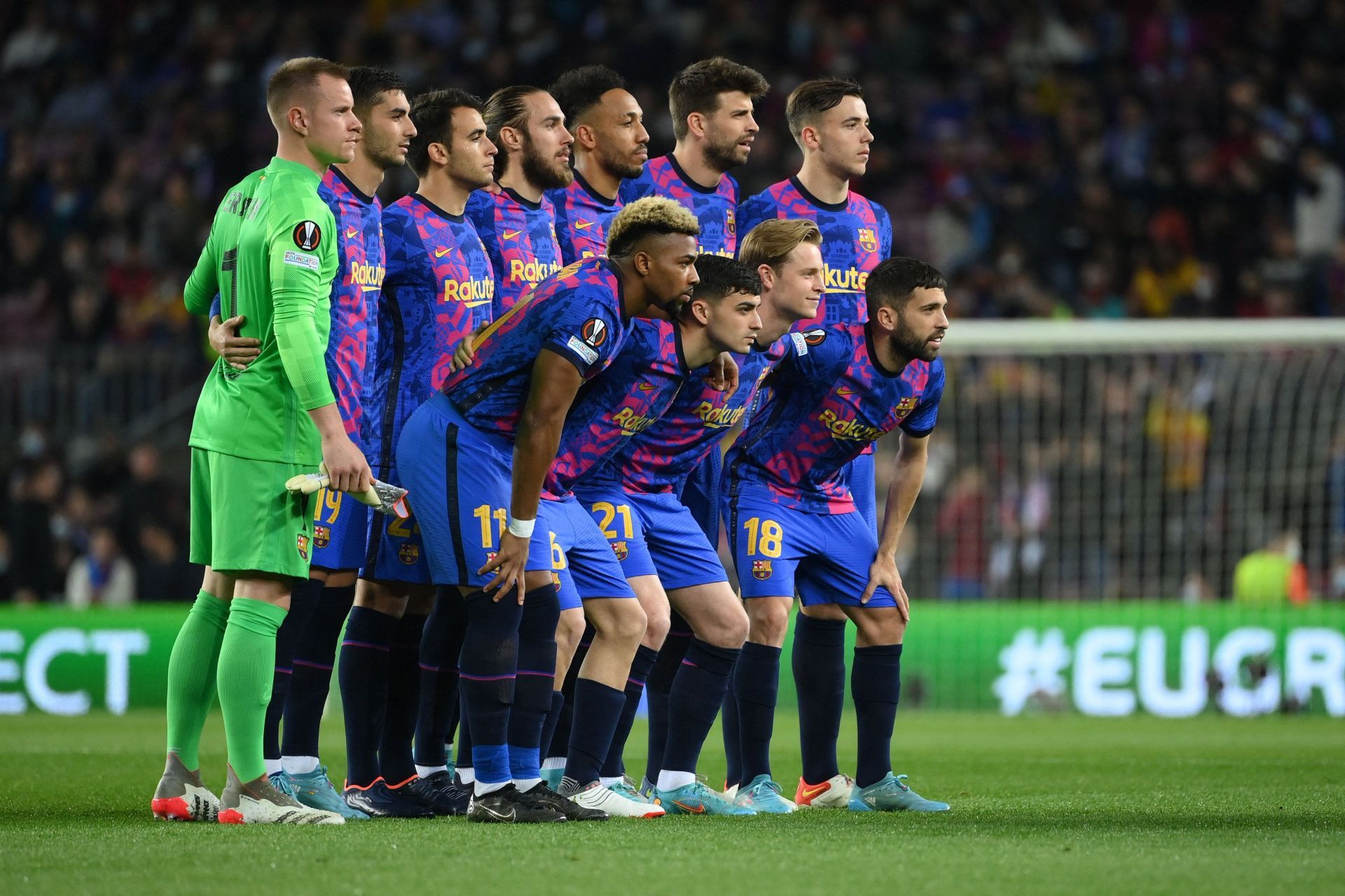 Barcelona were held to a 1-1 draw by Napoli in the Europa League