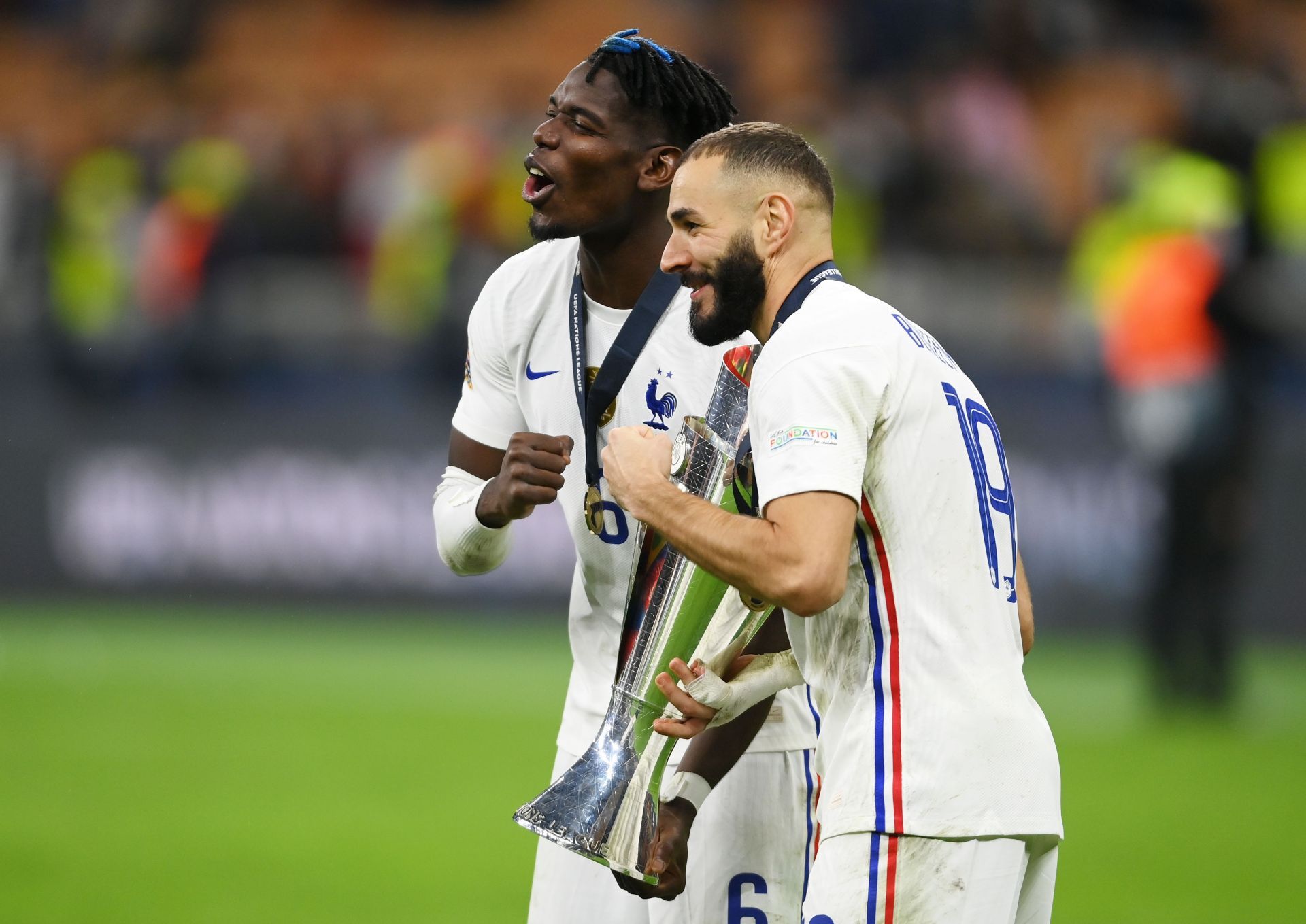 Pogba (left) and Benzema could be huge assets to PSG.