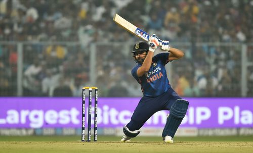 Rohit Sharma top-scored for Team India in the first T20I against the West Indies