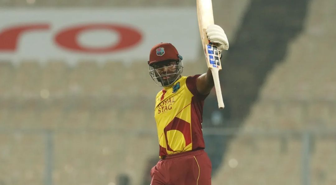 Rovman Powell for West Indies [P.C: BCCI]