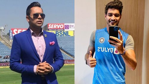 Aakash Chopra (L) and Deepak Hooda (R).