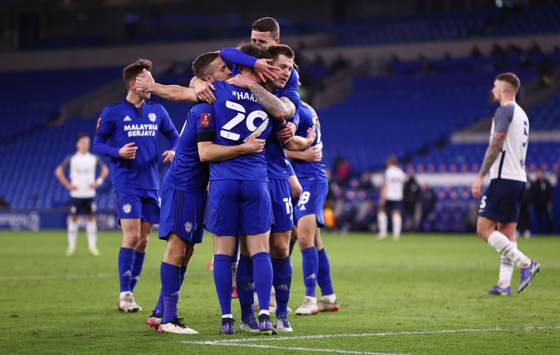 Cardiff City will face Derby County on Tuesday