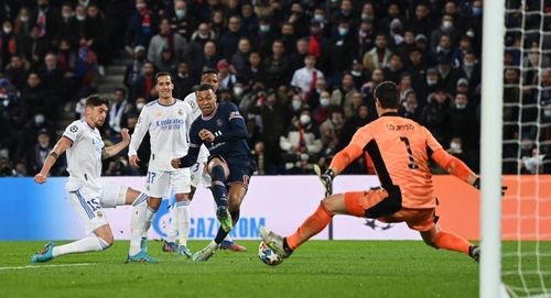 Real Madrid goalkeeper Thibaut Courtois was one of the best players on the pitch.