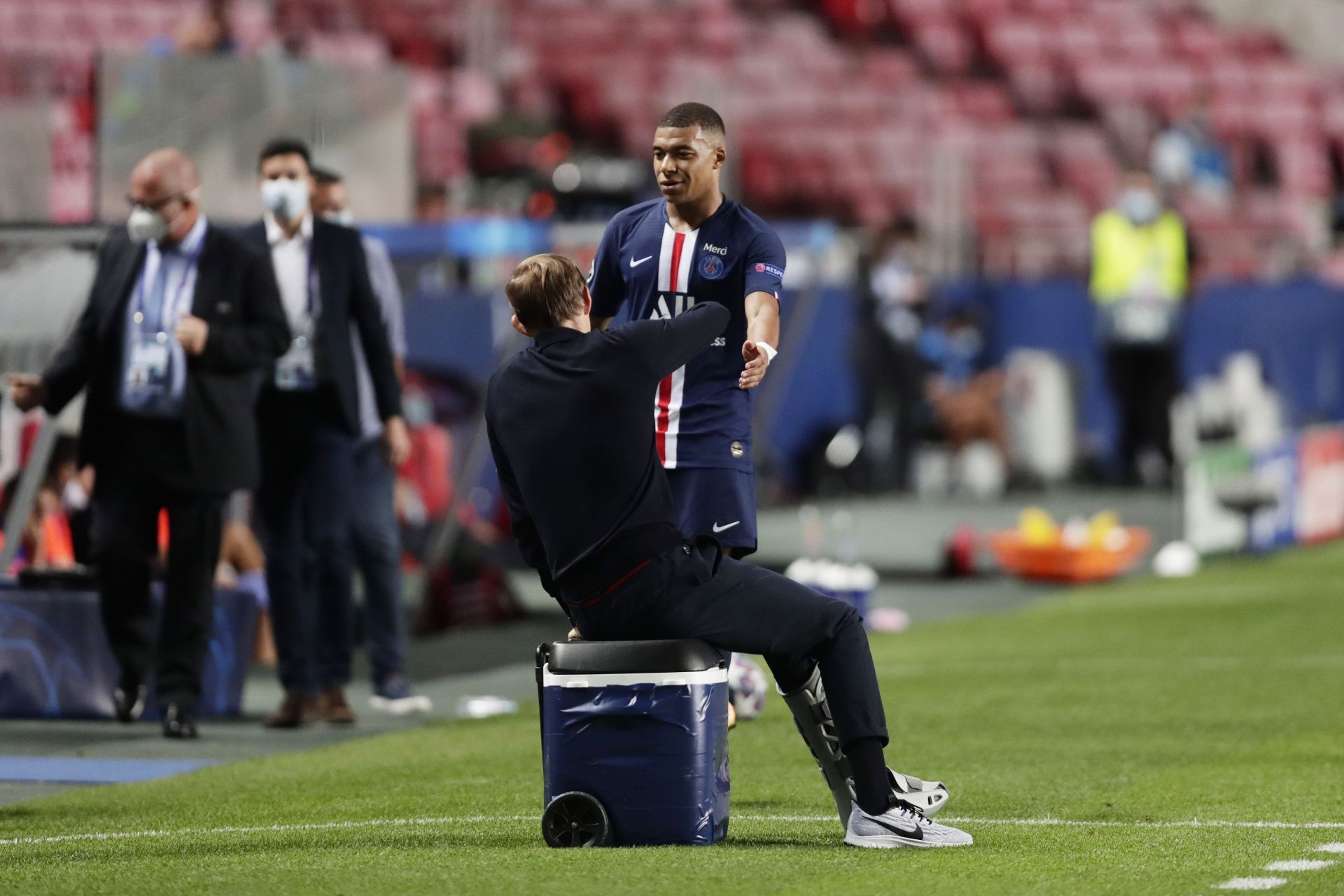 Kylian Mbappe (left) prospered under Thomas Tuchel.