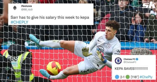 Kepa Arrizabalaga was the hero for the Blues